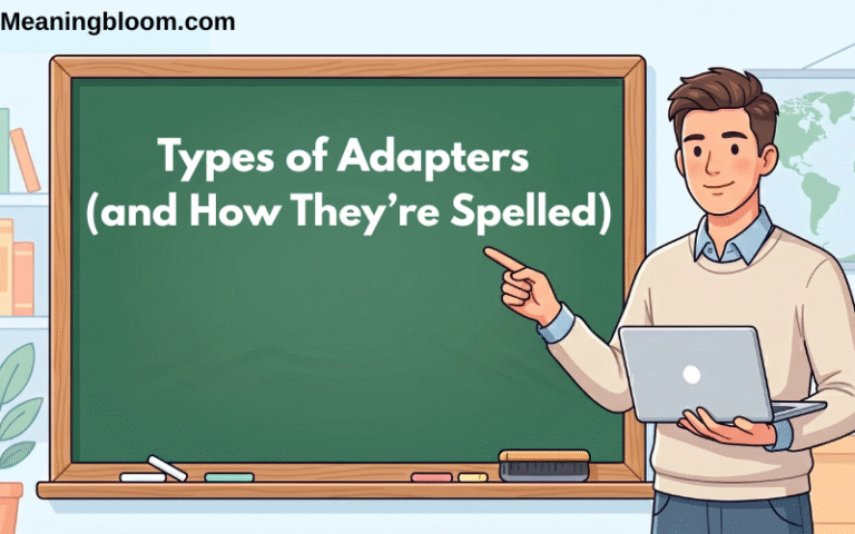 Adapter vs Adaptor? A Complete Grammar and Usage Guide (2026 ...