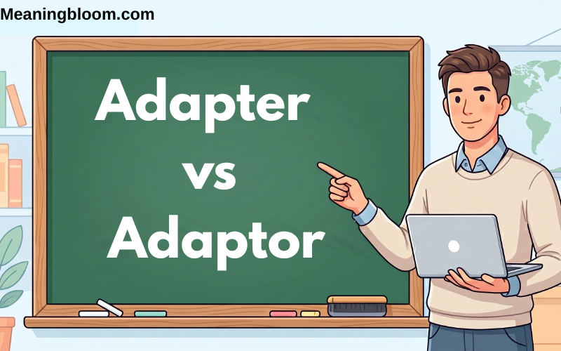 Adapter vs Adaptor