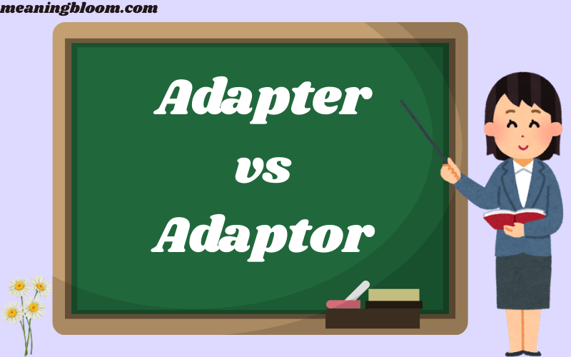 Adapter vs Adaptor