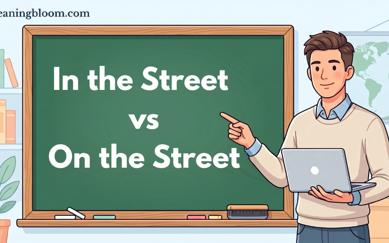 In the Street vs On the Street