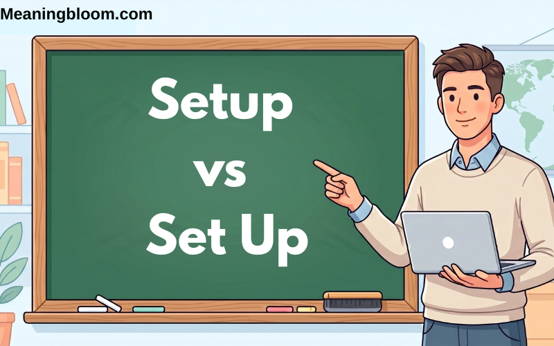 Setup vs Set Up