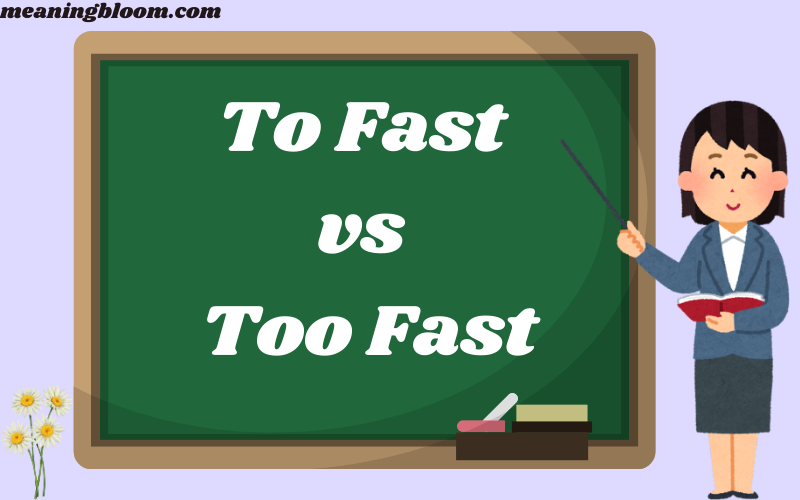To Fast vs Too Fast