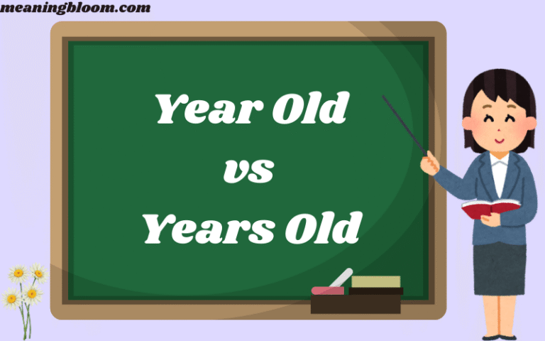 Year Old vs Years Old