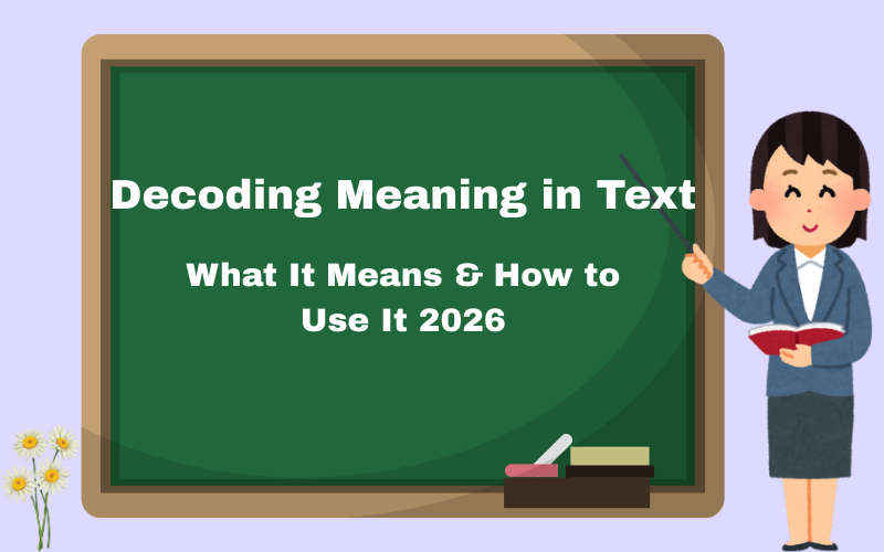 Decoding Meaning in Text