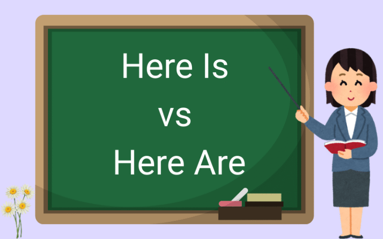 Here Is vs Here Are