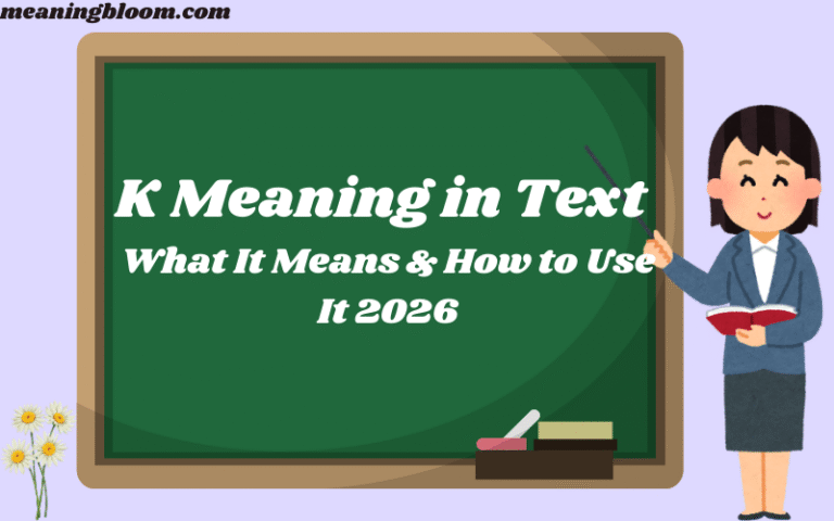 K Meaning in Text