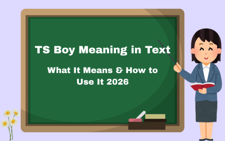 TS Boy Meaning in Text
