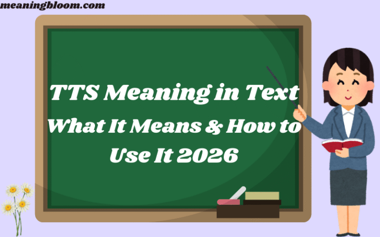 TTS Meaning in Text