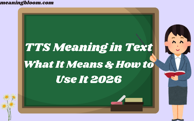 TTS Meaning in Text