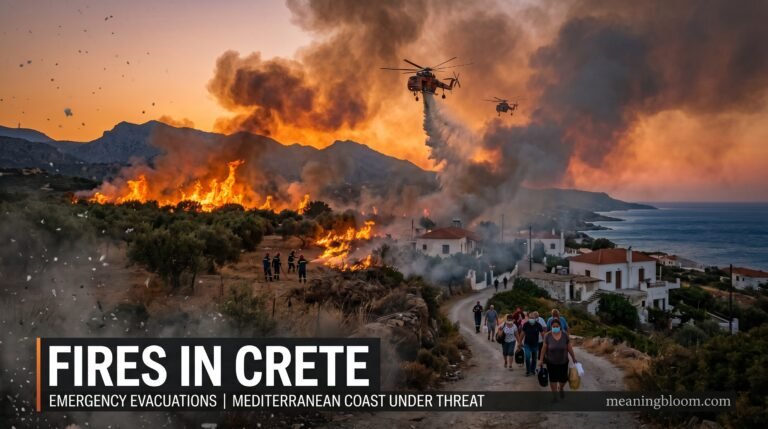 Fires in Crete