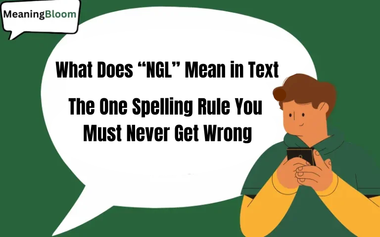 What Does “NGL” Mean in Text
