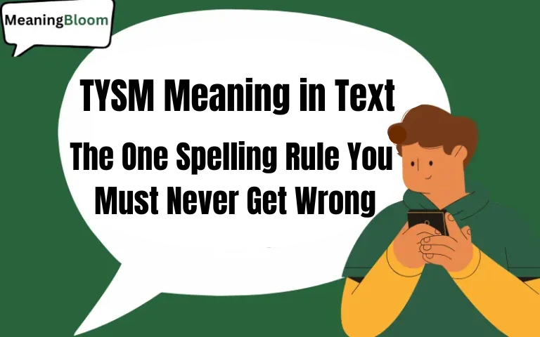 TYSM Meaning in Text